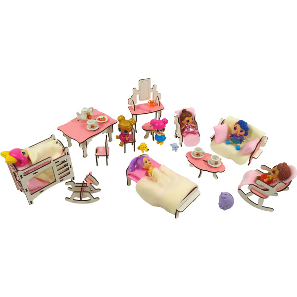 Акція на Набор мебели FANA для кукол LOL 12 предметов (1102) від Allo UA