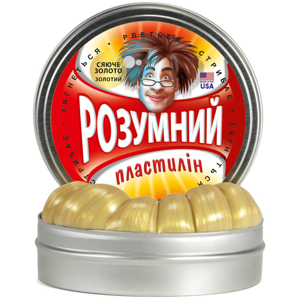 

Набор для лепки Thinking Putty Умный пластилин Сверкающее золото (ti13002)