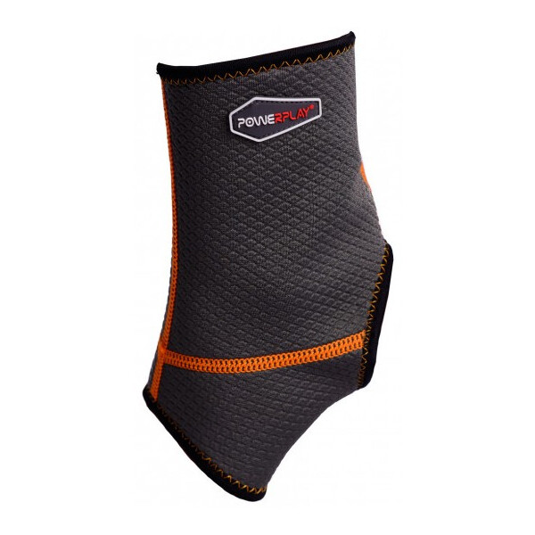 

Бандаж на голеностоп PowerPlay 4106 (1 шт) L / XL Серый (00021867)