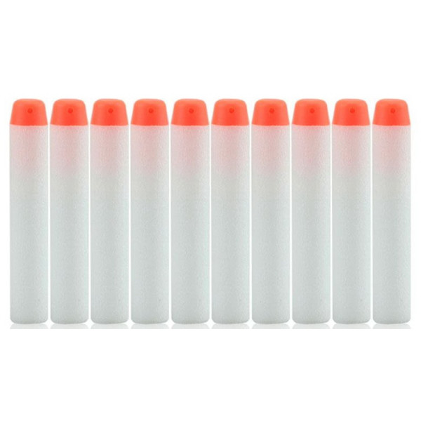 

Патроны для Бластера Nerf белые (светятся в темноте) 10шт