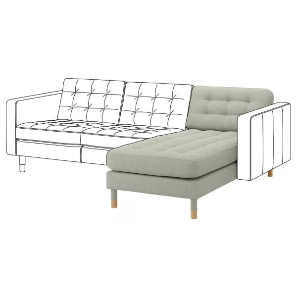

- часть модульного дивана IKEA LANDSKRONA Gunnared Светло-зеленый 492.702.60