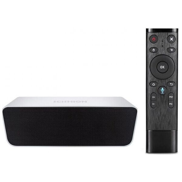 

Смарт тв приставка Scishion Magic One (TVbox+стереоколонка) 2\16 ГБ Android 8.1 (26 it)