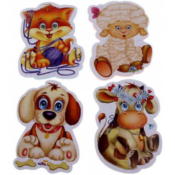 

Беби пазлы Vladi Toys Домашние любимцы VT1106-81 (укр)