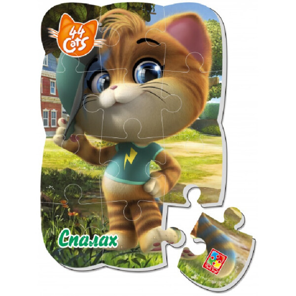 

Пазлы магнитные А5 Vladi Toys 44 Cats. Вспышка в городе VT3205-86 (укр)