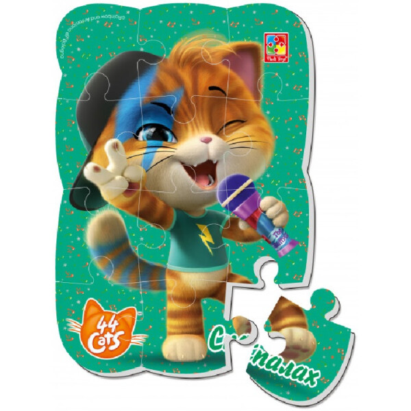 

Пазлы магнитные А5 Vladi Toys 44 Cats. Вспышка VT3205-82 (укр)