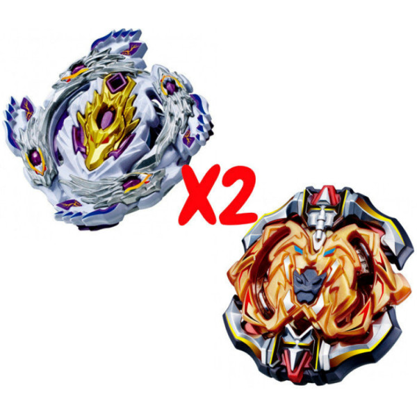 

Набор волчков BEYBLADE (Бейблейд) Bloody Longinus L4 B-110 (Кровавый Луинор) VS Archer Hercules B-115 (Лучник Геркулес) с пускателями