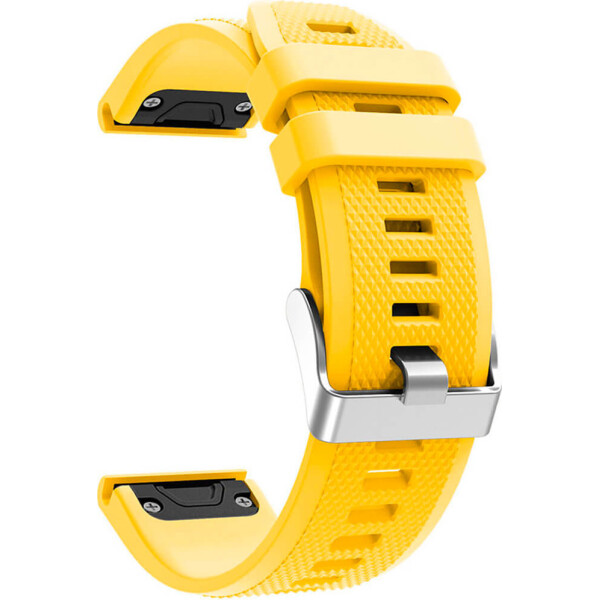 

Силиконовый ремешок для GARMIN QuickFit 22 Dots Silicone Band Yellow