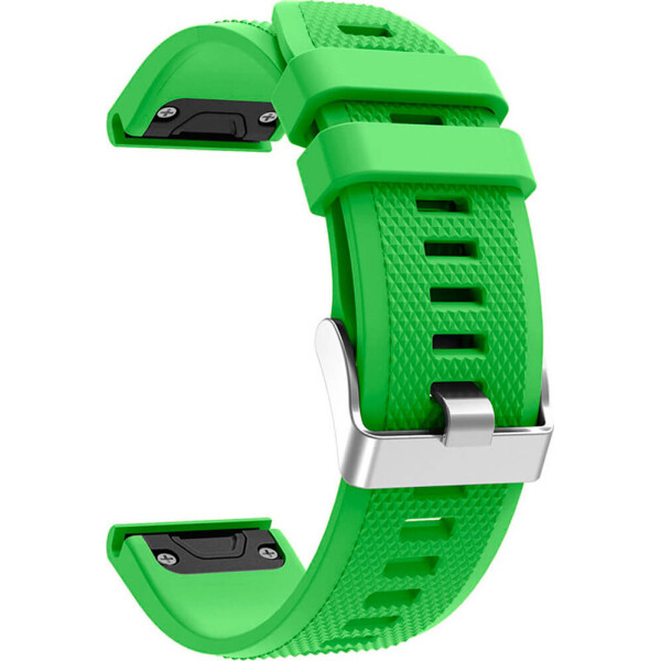 

Силиконовый ремешок для GARMIN QuickFit 22 Dots Silicone Band Green