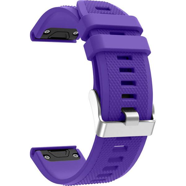 

Силиконовый ремешок для GARMIN QuickFit 22 Dots Silicone Band Purple