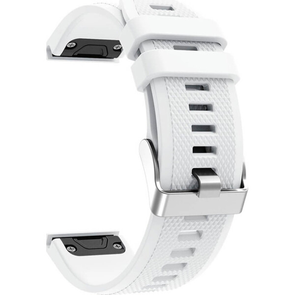 

Силиконовый ремешок для GARMIN QuickFit 22 Dots Silicone Band White