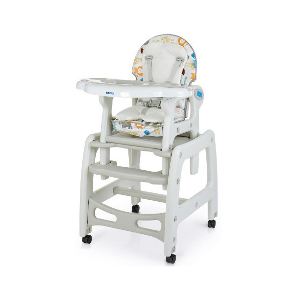 

Стульчик для кормления Bambi M 1563 (animal grey)
