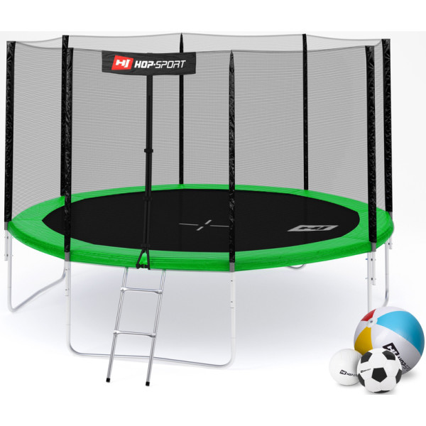 

Hop-Sport 12ft (366cm) green с внешней сеткой