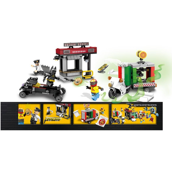 

Конструктор JVToy Bat Heroes Специальная доставка от Пугала (13001)