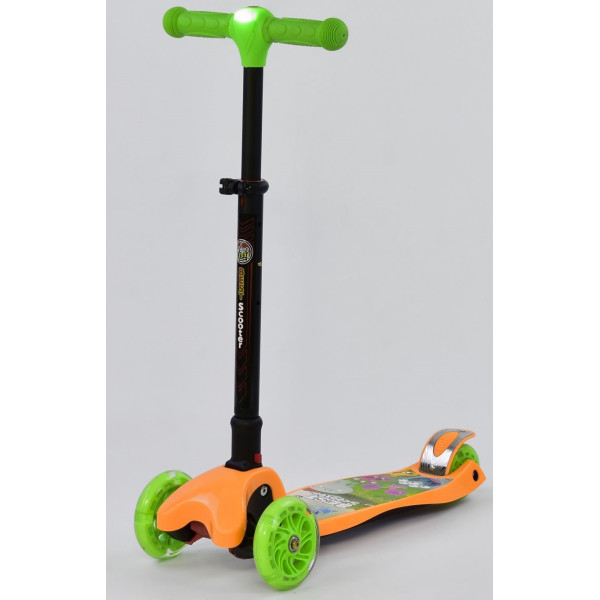 

Самокат Best Scooter Leadlight С 40100 Green/Orange (С 40100)