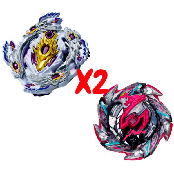 

Набор волчков BEYBLADE (Бейблейд) Bloody Longinus L4 B-110 (Кровавый Луинор) VS Hell Salamander B-113 (Адская Саламандра) с пускателями