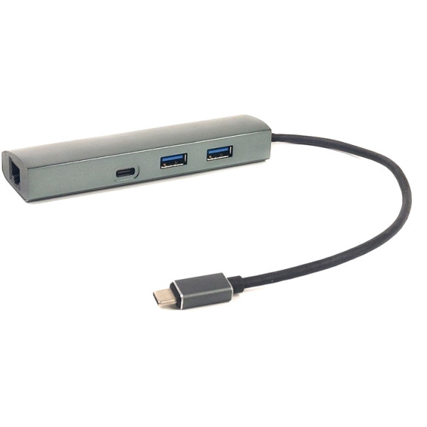 

USB-хаб PowerPlant USB3.0 + Gigabit LAN Aluminum 3 порта (CA910557)