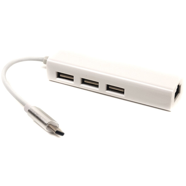 

USB-хаб PowerPlant USB 2.0 + Lan 3 порта Type C Connector (CA910397)