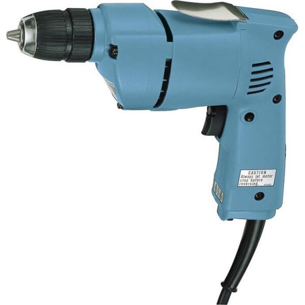 

Дрель Makita 6510LVR, 400Вт, 10мм, БЗП, 1.4кг