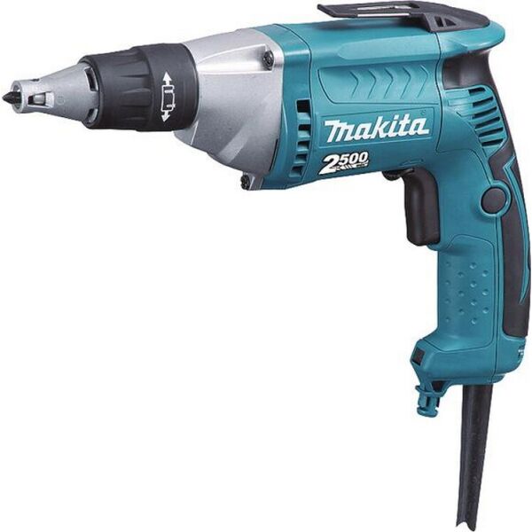 

Шуруповерт Makita FS2300 сетевой, 570Вт, шестигранник 6.35 мм, 0-2500об/мин, 1.6кг