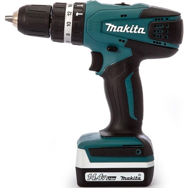 

Шуруповерт аккумуляторный Makita HP347DWE, 18В, 1.3Ач, G-battery, 1.5кг