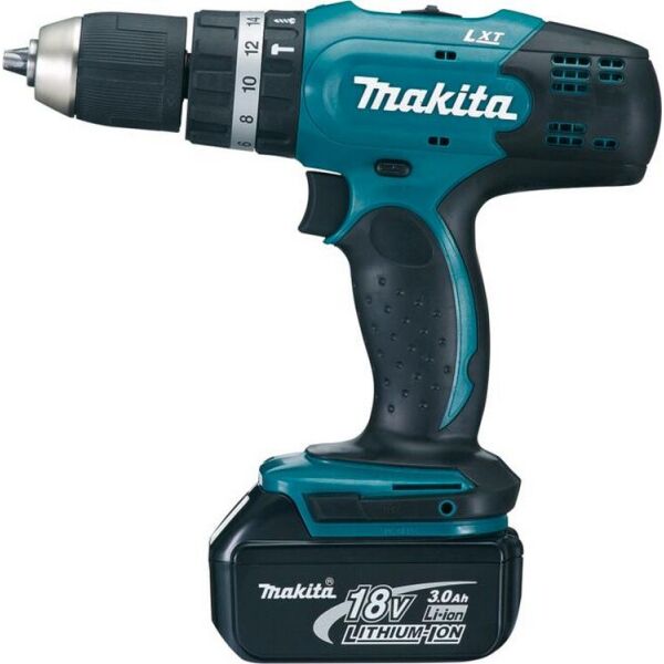 

Шуруповерт ударный Makita LXT DHP453RFX8, 18В, 3.0Ач