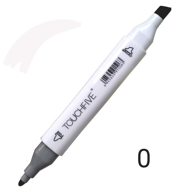 

Маркер двусторонний TouchFive (Touch) №0 Colorless Blender (Бесцветный блендер) (TF2209-0)