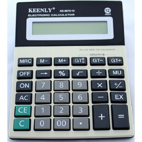 

Калькулятор электронный Keenly kk 8875-12