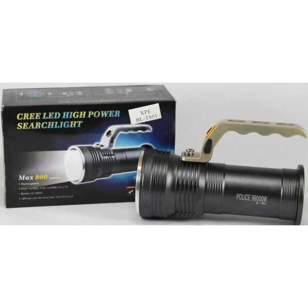 

Фонарик BL-T801 + ZOOM / прожектор