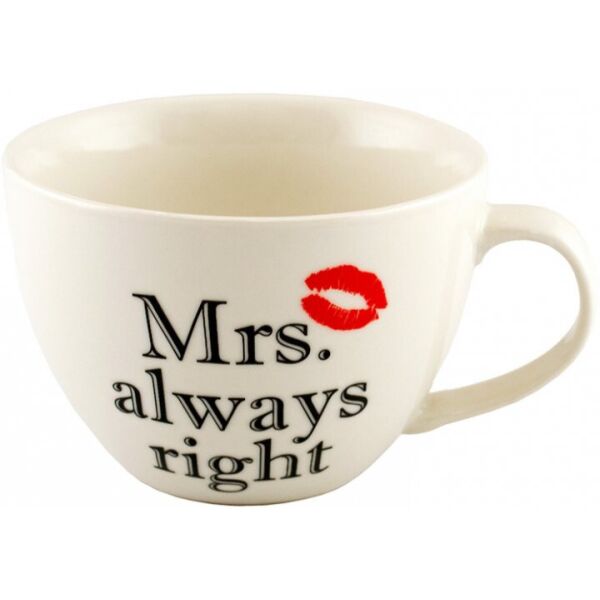 

Чашка "Mrs. always right" Артикул: 21-279-084.TM Keramia.