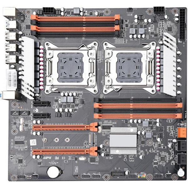 

Материнская плата Kllisre X79 LGA 2011 E-ATX Двухпроцессорная USB3.0 SATA3 PCI-E 3,0 16X PCI-E NVME M.2 SSD (1005-879-00)