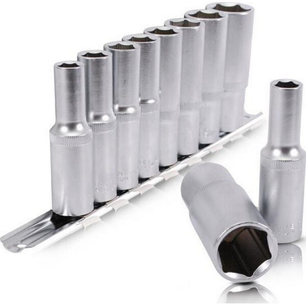 

Набор удлиненных головок на планке 10-22, 1/2", 8 ед. INTERTOOL ET-6009