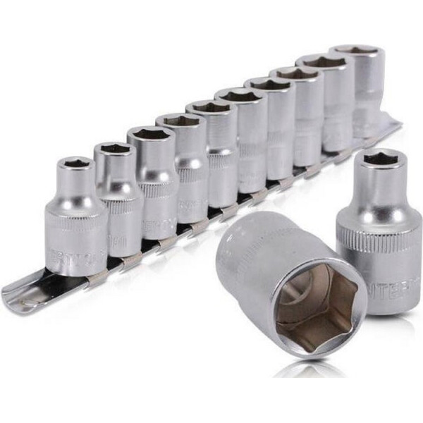 

Набор головок 8-19 мм, 1/2", 10 ед. INTERTOOL ET-6012