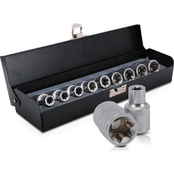 

Набор головок TORX 9 ед, E10-E24, 1/2" INTERTOOL ET-6014