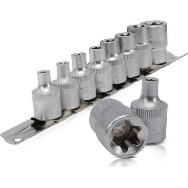 

Набор головок TORX 8 ед, E5-E16, 3/8" INTERTOOL ET-6015