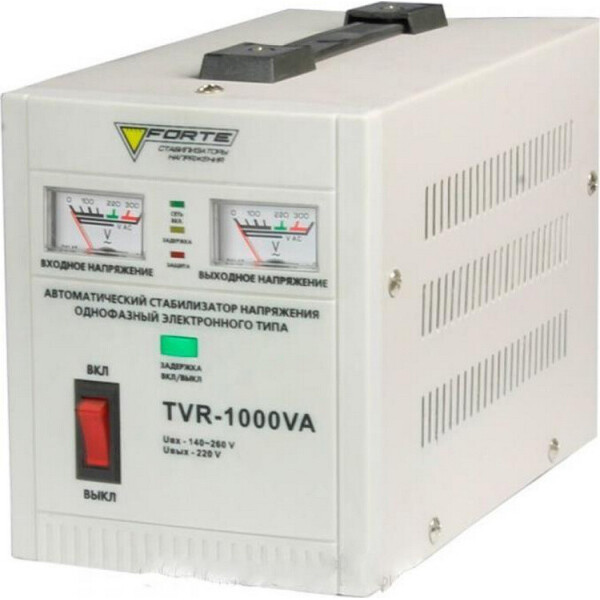 

Стабилизатор напряжения Forte TVR-1000VA (28985)