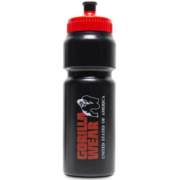 

Фляга для воды Gorilla Wear Sports Bottle Black Red 750 мл (4384301938)
