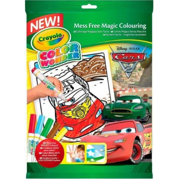 

Раскраска Crayola Color Wonder Тачки с фломастерами (75-0251)