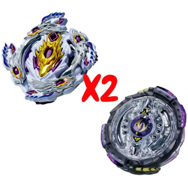 

Набор волчков BEYBLADE (Бейблейд) Bloody Longinus L4 B-110 (Кровавый Луинор) VS Nemesis B-102 (Немесис) с пускателями