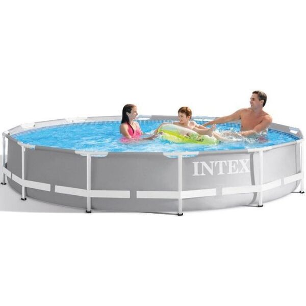 

Бассейн каркасный INTEX 26710 366 x 76 см серый