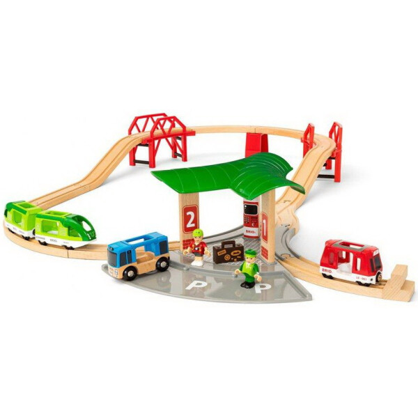 

BRIO World НАБОР Ж/д с автовокзалом и мостами 33627