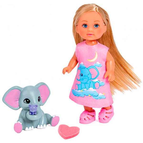 

Кукольный набор SIMBA TOYS Эви Спокойной ночи с слоненком (5733355)