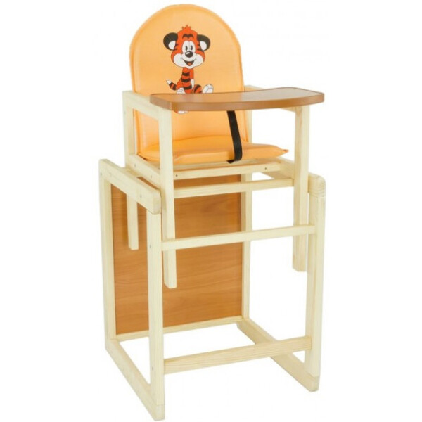 

Детский стульчик для кормления №204 "Тигр". Orange (48014)