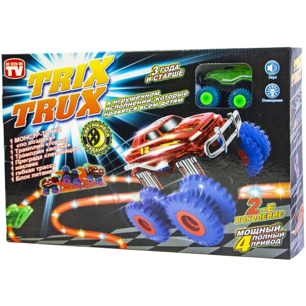 

Монстер-Траки (Trix Trux) LED (светящийся трек и 1 машинка)