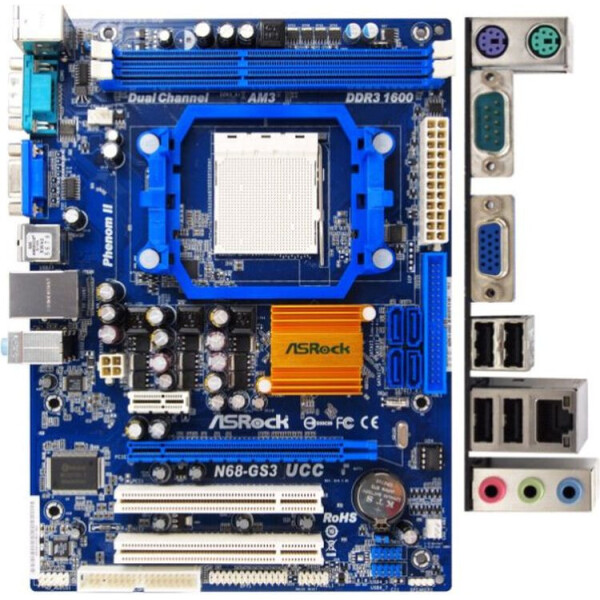 

ASRock N68-GS3 UCC sAM3 DDR3 Athlon/Phenom "Refurbished"