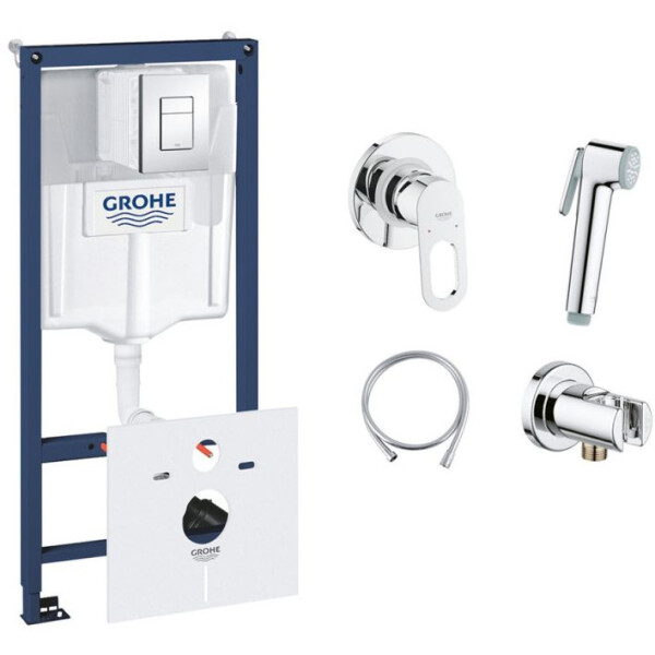 

Инсталляция Grohe Rapid SL 38827000 с кнопкой 38732000 + набор для биде BauLoop (29042000+28105000+27512001+28628000) 111042, 38827000111042