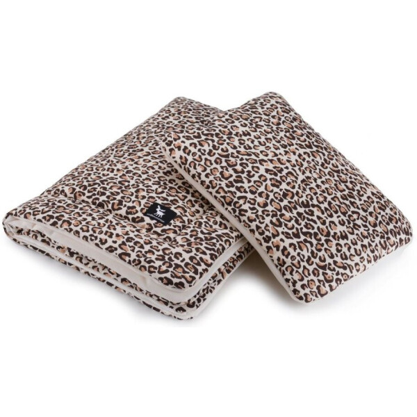 

Плед с подушкой Cottonmoose Cotton Velvet 408/79/118 pantera cotton velvet cream леопардовый с кремовым (бархат)