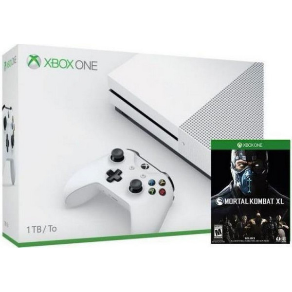 

Microsoft Xbox One S White 1TB + Mortal Kombat XL