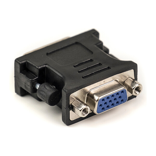 

-переходник PowerPlant VGA - DVI-I, черный