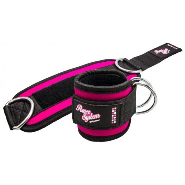 

Манжеты на лодыжку Power System Ankle Strap Gym Babe PS-3450 Pink (00021566)