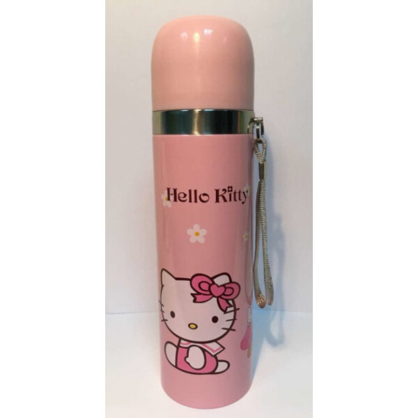

Термос SUNROZ детский Hello Kitty (с чашкой и шнурком) розовый 500 мл (SUN0026)